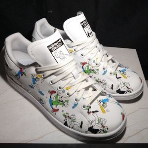9) Adidas Originals x Stan Smith Goofy Tennis Shoes